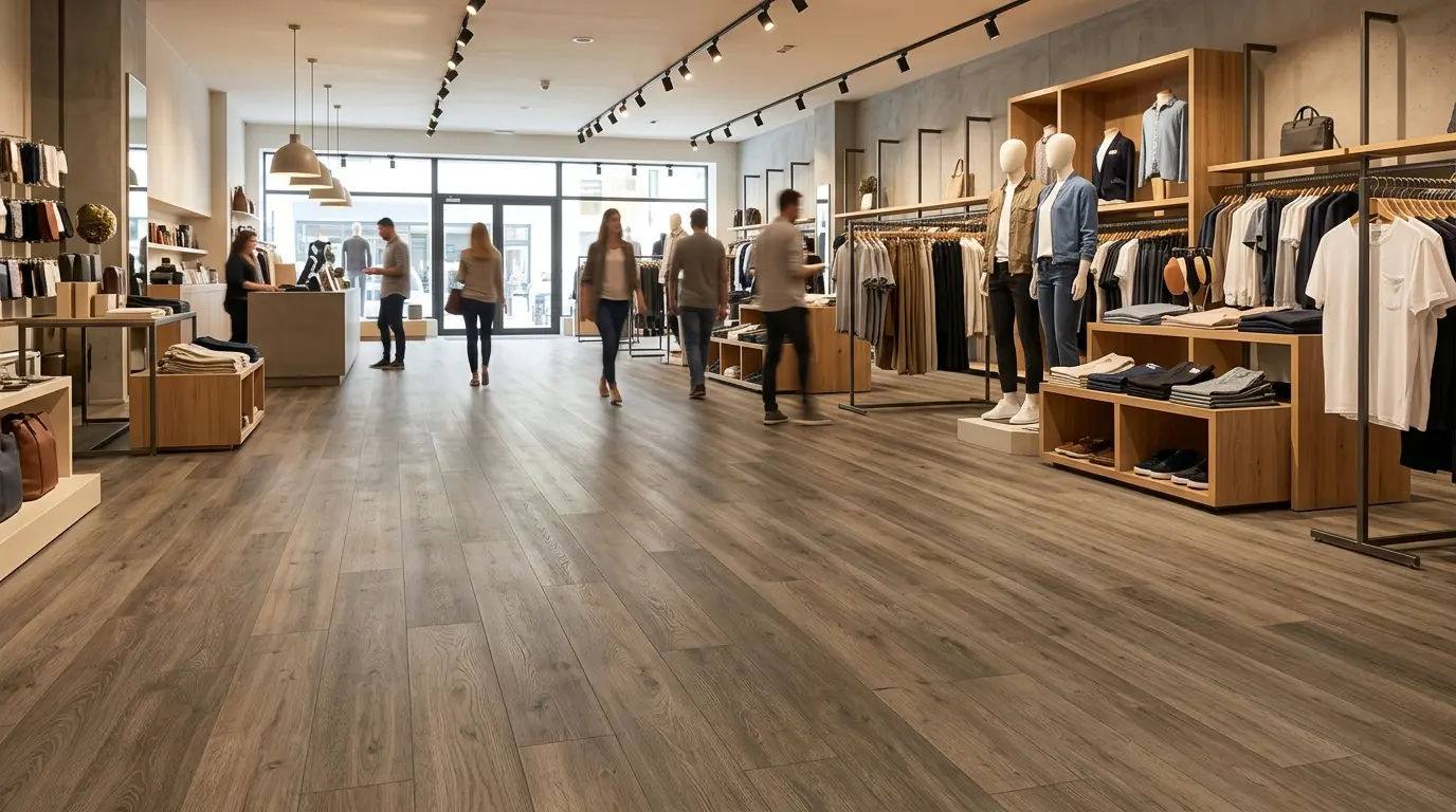 Commercial flooring installation